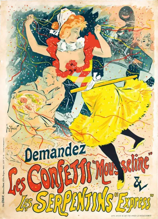 Framed Print : Les Confetti, 1894. Creator: Meunier, Henri Georges (1873-1922) Framed Print : Les Confetti, 1894. Creator: Meunier, Henri Georges (1873-1922)