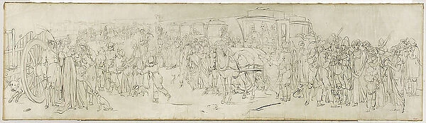 Les coucous sur le quai des Tuileries, c1805. Creator: Louis Leopold Boilly