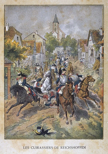 Les Cuirassiers de Reichshoffen, 6th August 1870, Franco-Prussian War, 1870-1871