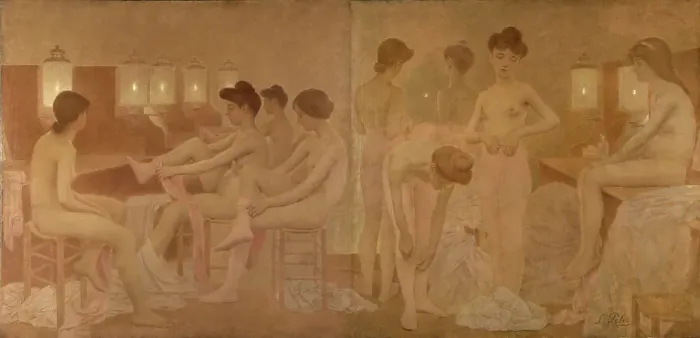 Framed Print : Les Danseuses, between 1905 et 1909. Creator: Fernand Pelez Framed Print : Les Danseuses, between 1905 et 1909. Creator: Fernand Pelez