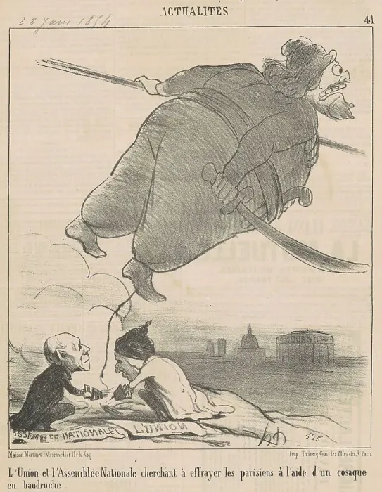 Framed Print : Les débats... 19th century. Creator: Honore Daumier Framed Print : Les débats... 19th century. Creator: Honore Daumier