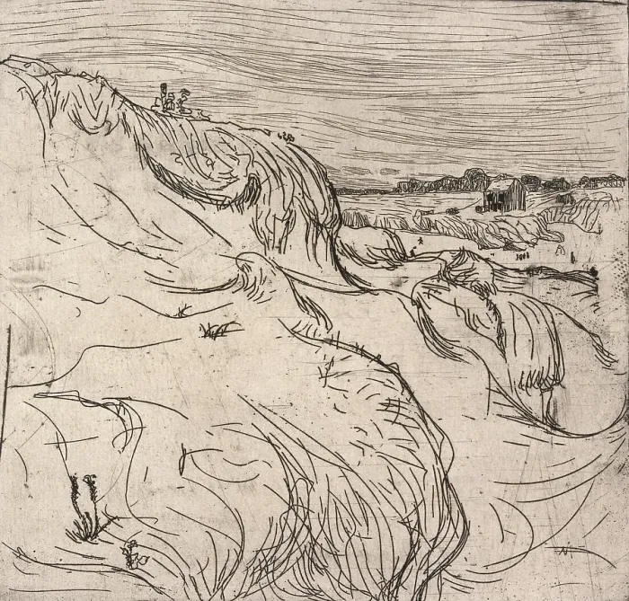 Framed Print : Les Dunes (The Dunes), 1893. Creator: Roderic O'Conor. Les Dunes (The Dunes), 1893. Creator: Roderic O'Conor Framed Print : Les Dunes (The Dunes), 1893. Creator: Roderic O'Conor. Les Dunes (The Dunes), 1893. Creator: Roderic O'Conor
