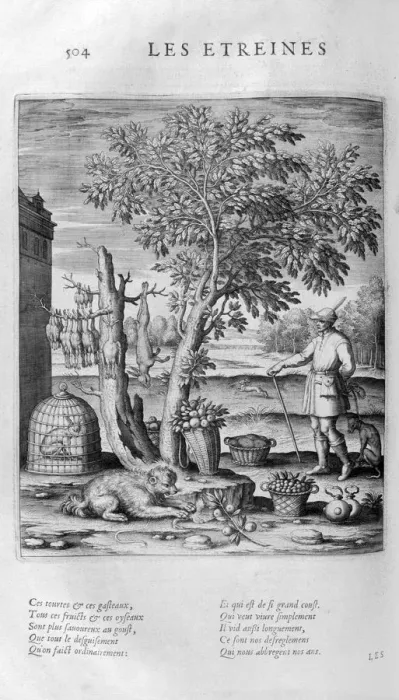 Framed Print : Les Etreines, (Gift), 1615. Artist: Leonard Gaultier Framed Print : Les Etreines, (Gift), 1615. Artist: Leonard Gaultier