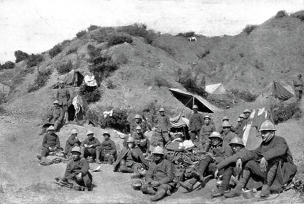 Les Evenements de Grece; L'armee nationale hellene: soldats venizelistes du front d'Orient...1917. Creator: Unknown