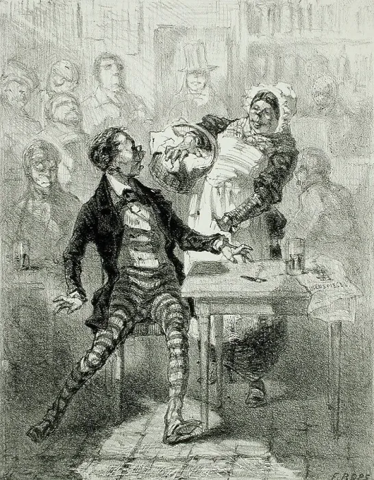 Framed Print : Les Faillites de Cupidon, 1856. Creator: Félicien Rops Framed Print : Les Faillites de Cupidon, 1856. Creator: Félicien Rops