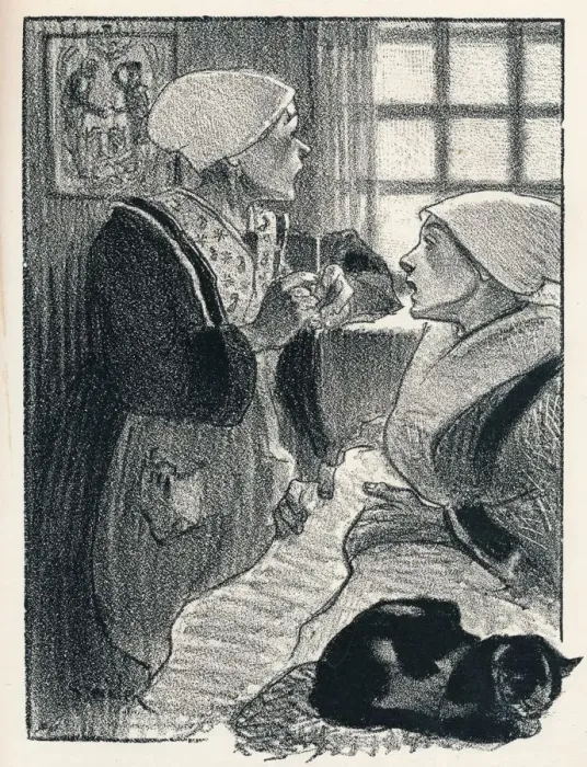 Framed Print : Les Femmes De France from Chansons De Femmes, 1897, (1898). Artist: Theophile Alexandre Steinlen Framed Print : Les Femmes De France from Chansons De Femmes, 1897, (1898). Artist: Theophile Alexandre Steinlen