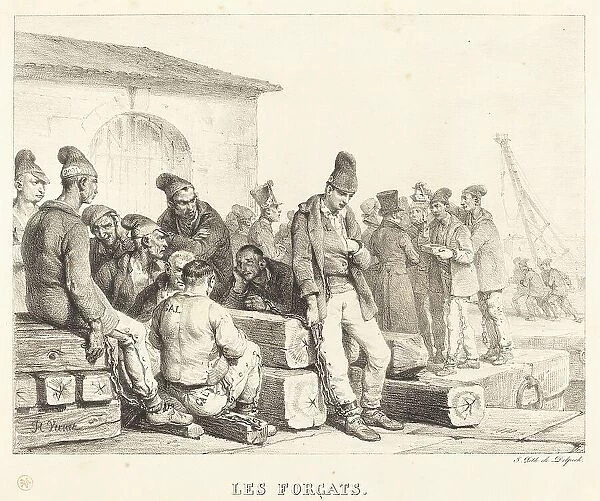 Les forcats (The Convicts). Creator: Emile Jean-Horace Vernet