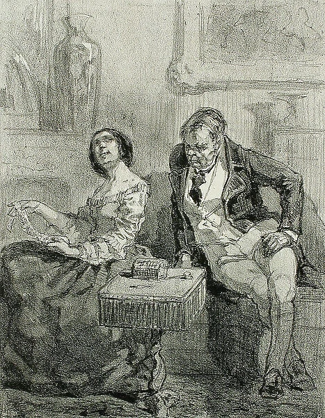 Les Framboisy, 1856. Creator: Félicien Rops
