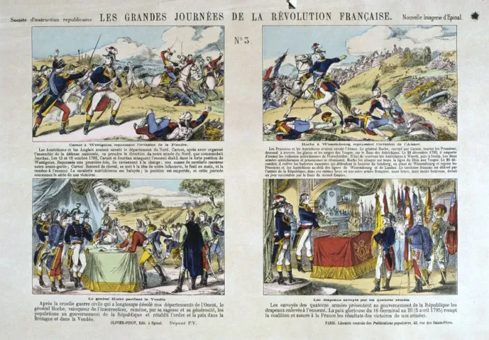 Framed Print : Les Grandes Journees de la Revolution Francaise, Revolution of 1789, France Framed Print : Les Grandes Journees de la Revolution Francaise, Revolution of 1789, France