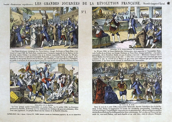 Les Grandes Journees de la Revolution Francaise, Revolution of 1789, France