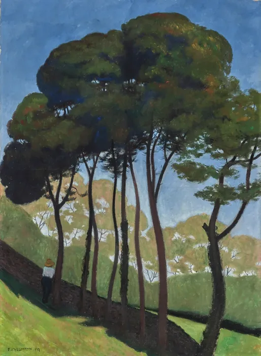 Framed Print : Les Grands Arbres, environs d'Honfleur, 1909. Creator: Vallotton, Felix Edouard (1865-1925). Les Grands Arbres, environs d'Honfleur, 1909 Framed Print : Les Grands Arbres, environs d'Honfleur, 1909. Creator: Vallotton, Felix Edouard (1865-1925). Les Grands Arbres, environs d'Honfleur, 1909