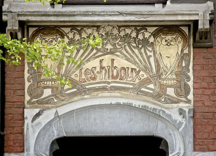 Framed Print : Les Hiboux, 55 Avenue Brugmann, Brussels, Belgium, (1899), c2014-c2017. Artist: Alan John Ainsworth Framed Print : Les Hiboux, 55 Avenue Brugmann, Brussels, Belgium, (1899), c2014-c2017. Artist: Alan John Ainsworth