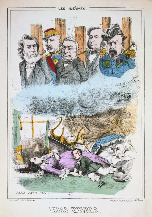 Framed Print : Les Infames, Paris Commune, April 1871 Framed Print : Les Infames, Paris Commune, April 1871