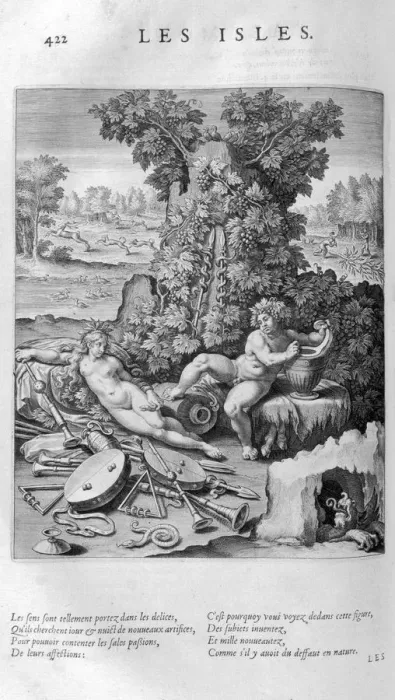 Framed Print : Les Isles, 1615. Artist: Leonard Gaultier Framed Print : Les Isles, 1615. Artist: Leonard Gaultier