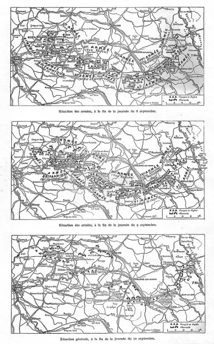 Framed Print : Les Jours decisifs de la Marne; 8, 9, 10 septembre, 1914. Creator: Unknown Framed Print : Les Jours decisifs de la Marne; 8, 9, 10 septembre, 1914. Creator: Unknown