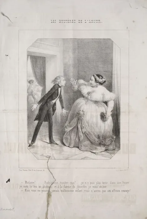 Framed Print : Les Mysteres de lamour: No. 1. Creator: Joseph Guillaume Bourdet (French, 1799-1869) Framed Print : Les Mysteres de lamour: No. 1. Creator: Joseph Guillaume Bourdet (French, 1799-1869)