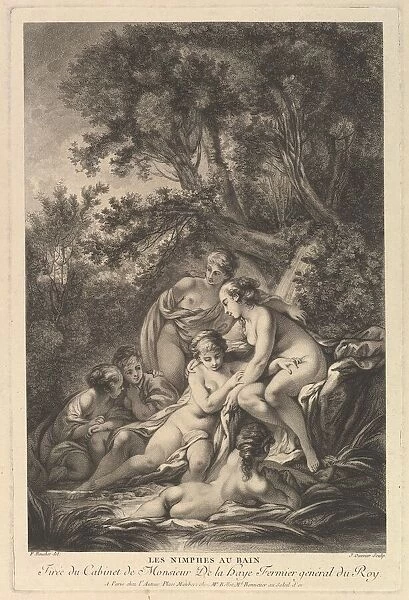 Les Nimphes au Bain (The Nymphs at the Bath), 18th century. Creator: Jean Ouvrier