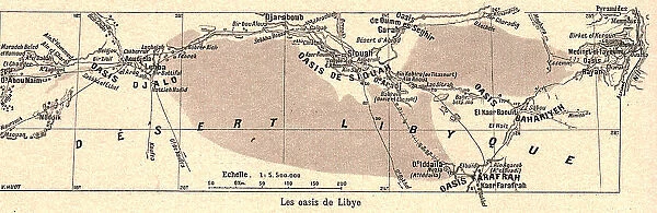 'Les oasis de Libye; Le Nord-Est Africain, 1914. Creator: Unknown