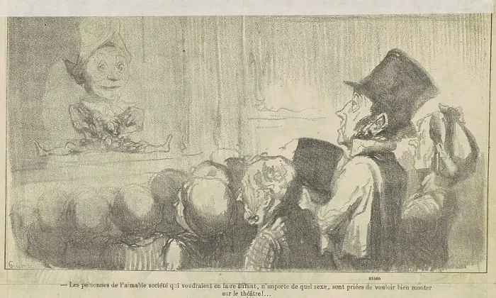 Framed Print : Les personnes de l'aimable société qui voudraient en faire autant... 19th century. Creator: Honore Daumier Framed Print : Les personnes de l'aimable société qui voudraient en faire autant... 19th century. Creator: Honore Daumier