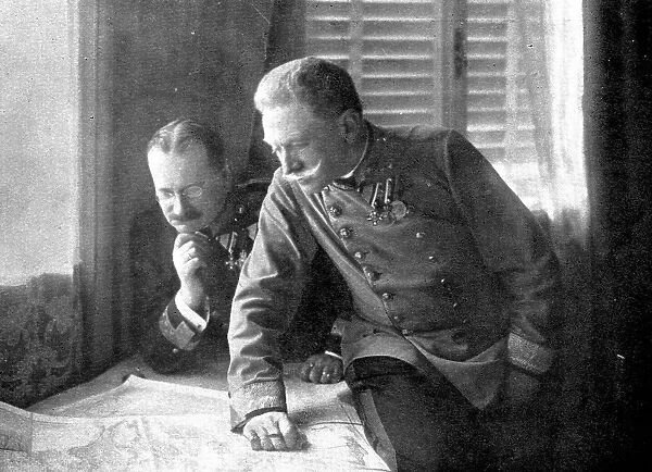 'Les Premiers coups de canon; Le General Conrad de Hotzendorf, 1914. Creator:s Chernov