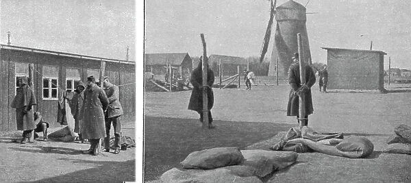 Les prisonniers de guerre en allemagne; au camp de prisonniers de Sydow (Pomeranie)... 1916. Creator: Unknown