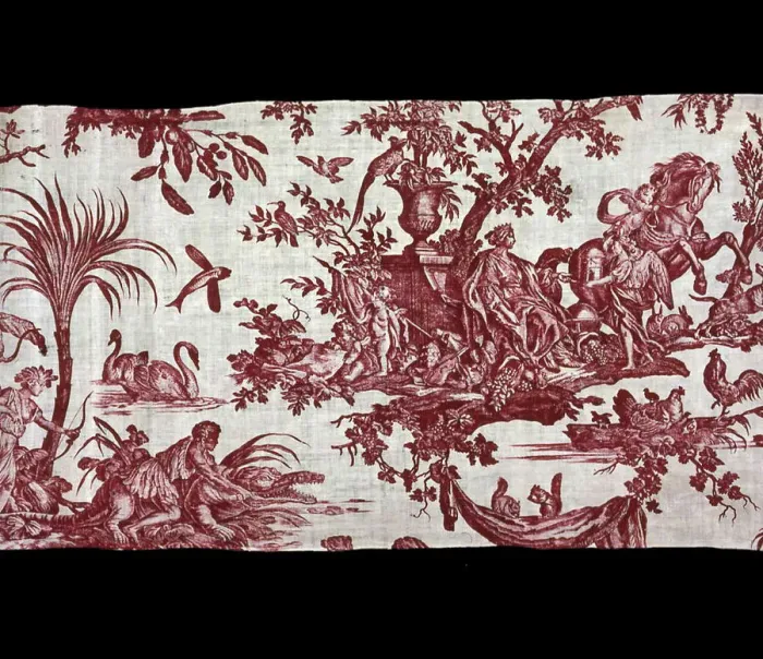 Framed Print : Les Quatre Parties du Monde (Four Quarters of the Globe) (Furnishing Fabric), France, c. 1794. Creator: Christophe-Philippe Oberkampf Framed Print : Les Quatre Parties du Monde (Four Quarters of the Globe) (Furnishing Fabric), France, c. 1794. Creator: Christophe-Philippe Oberkampf