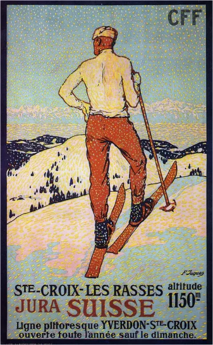 Framed Print : Les Rasses, Sainte-Croix, 1921. Artist: Jacques, Francois (1877-1937) Framed Print : Les Rasses, Sainte-Croix, 1921. Artist: Jacques, Francois (1877-1937)