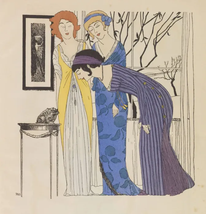Framed Print : Les Robes des Paul Poiret, 1908. Creator: Iribe, Paul (1883-1935) Framed Print : Les Robes des Paul Poiret, 1908. Creator: Iribe, Paul (1883-1935)