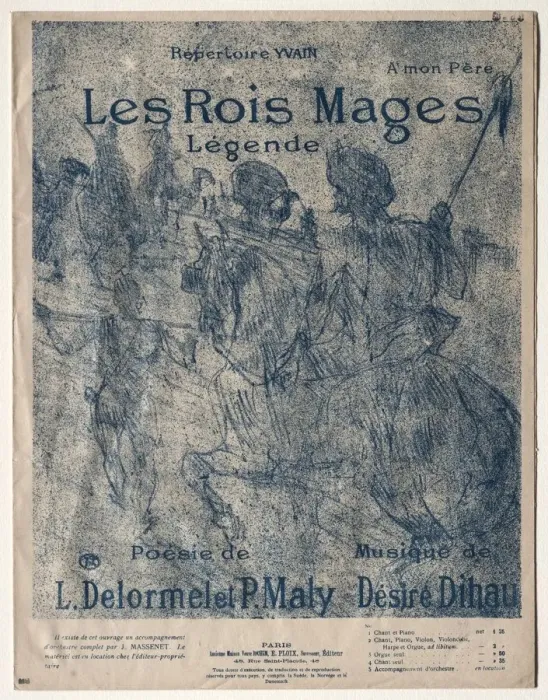 Framed Print : Les Rois Mages, 1899. Creator: Henri de Toulouse-Lautrec (French, 1864-1901) Framed Print : Les Rois Mages, 1899. Creator: Henri de Toulouse-Lautrec (French, 1864-1901)