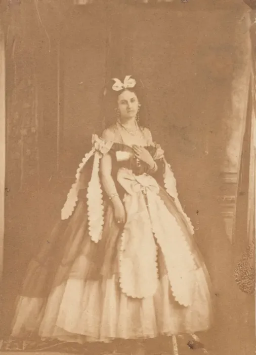 Framed Print : Les rubans decoupe, 1860s. Creator: Pierre-Louis Pierson Framed Print : Les rubans decoupe, 1860s. Creator: Pierre-Louis Pierson