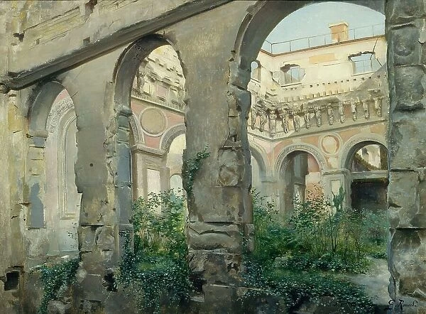 Les Ruines de l'ancienne Cour des comptes, à l'emplacement de l'actuel musée d'Orsay... c1883-1893. Creator: Georges Rouard
