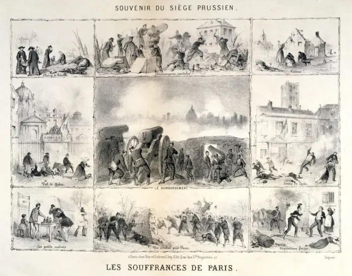 Framed Print : Les Souffrances de Paris, 1870-1871 Framed Print : Les Souffrances de Paris, 1870-1871