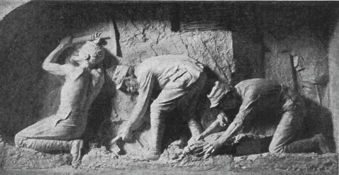 Framed Print : Les specialistes dans la bataille: Pionniers et Sapeurs; La Sape. Bas-relief par le... 1916. Creator: L'Homme Framed Print : Les specialistes dans la bataille: Pionniers et Sapeurs; La Sape. Bas-relief par le... 1916. Creator: L'Homme