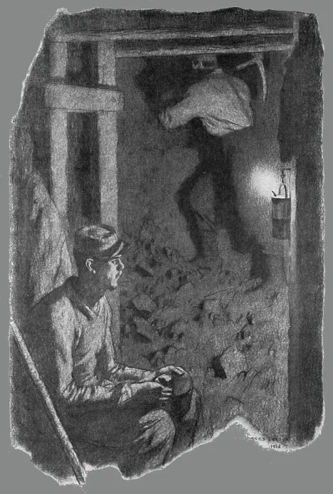 Framed Print : Les specialistes dans la bataille: Pionniers et Sapeurs; La vie souterraine: construction... 1916. Creator: Georges Leroux Framed Print : Les specialistes dans la bataille: Pionniers et Sapeurs; La vie souterraine: construction... 1916. Creator: Georges Leroux