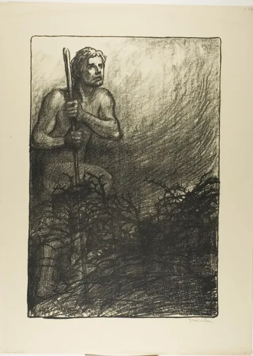 Framed Print : Les Temps Nouveaux, 1906. Creator: Theophile Alexandre Steinlen