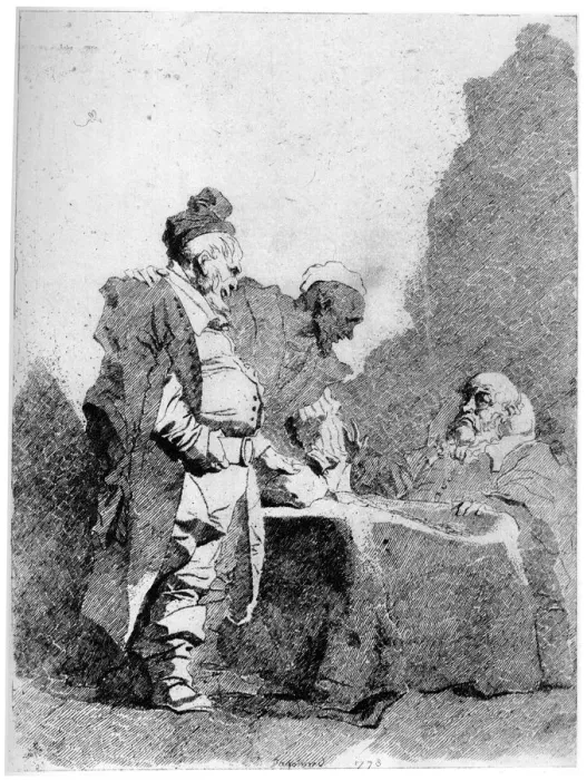 Framed Print : Les Traitants, c1750-1800, (1924)Artist: Jean-Honore Fragonard Framed Print : Les Traitants, c1750-1800, (1924)Artist: Jean-Honore Fragonard