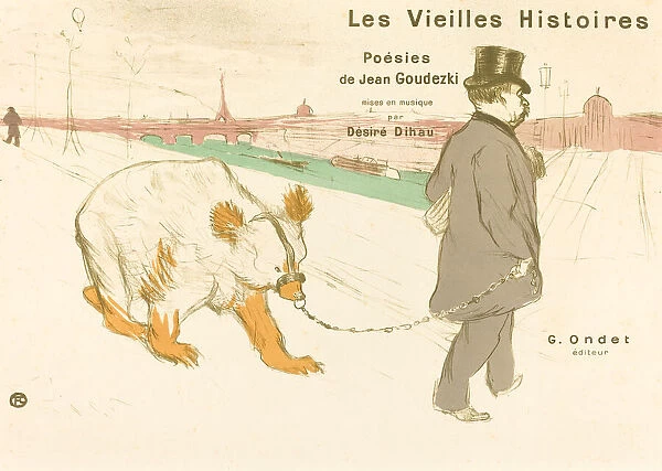 Les Vielles Histoires (cover / frontispiece), 1893. Creator: Henri de Toulouse-Lautrec