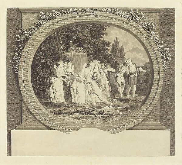 Les Voeux acceptees, probably c. 1777 / 1783. Creator: Nicolas Delaunay