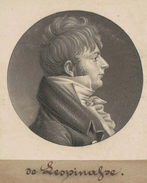 Framed Print : de Lespinasse, 1803. Creator: Charles Balthazar Julien Fevret de Saint-Memin Framed Print : de Lespinasse, 1803. Creator: Charles Balthazar Julien Fevret de Saint-Memin