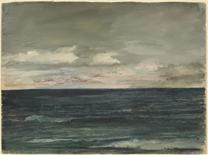 Framed Print : Lesson Study on Jersey Coast, 1881. Creator: John La Farge Framed Print : Lesson Study on Jersey Coast, 1881. Creator: John La Farge