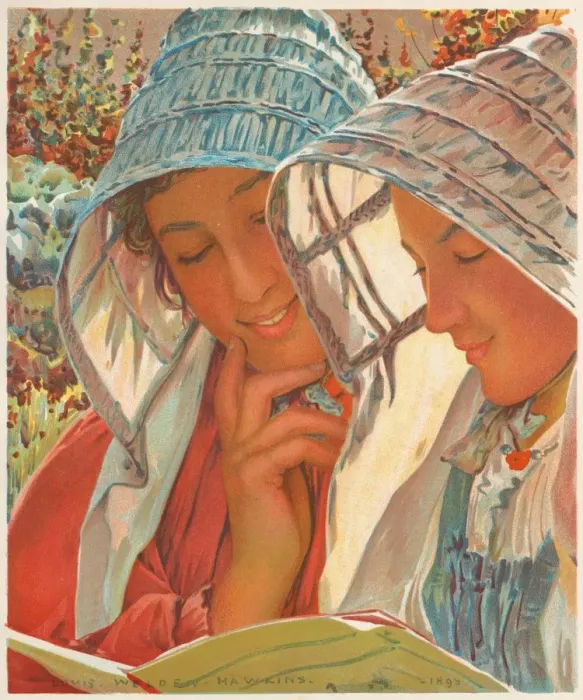 Framed Print : LEstampe Moderne: Liseuses. Creator: Louis Welden Hawkins (French, 1849-1910); Imprimerie Framed Print : LEstampe Moderne: Liseuses. Creator: Louis Welden Hawkins (French, 1849-1910); Imprimerie