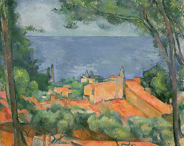 L'Estaque aux toits rouges, 1883-1885. Creator: Cézanne, Paul (1839-1906)