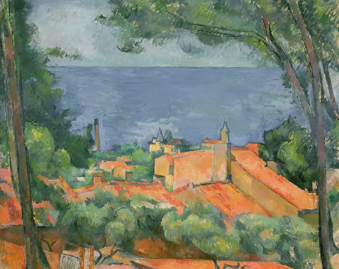 Framed Print : L'Estaque aux toits rouges, 1883-1885. Creator: Cézanne, Paul (1839-1906) Framed Print : L'Estaque aux toits rouges, 1883-1885. Creator: Cézanne, Paul (1839-1906)