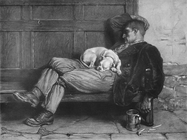 Let Sleeping Dogs Lie!, 1880, (1912). Artist: Briton Riviere