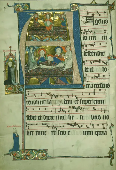 Framed Print : Letter A, the Beaupré Antiphonary (Volume I), 1290. Creator: Unknown Framed Print : Letter A, the Beaupré Antiphonary (Volume I), 1290. Creator: Unknown