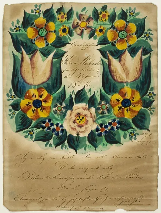 Framed Print : Letter of Congratulations to Karna Martensdottir, n.d. Creator: Unknown Framed Print : Letter of Congratulations to Karna Martensdottir, n.d. Creator: Unknown