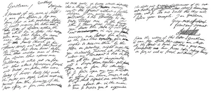 Framed Print : A letter from George Villiers about the Great Fire of London, 6 September 1666, (1840). Artist: George Villiers, Duke of Buckingham Framed Print : A letter from George Villiers about the Great Fire of London, 6 September 1666, (1840). Artist: George Villiers, Duke of Buckingham