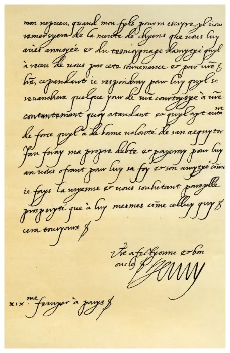 Framed Print : Letter from Henry IV of France to Henry, Prince of Wales, 19th February 1606. Artist: King Henry IV Framed Print : Letter from Henry IV of France to Henry, Prince of Wales, 19th February 1606. Artist: King Henry IV
