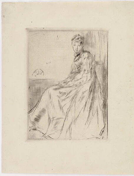 The Letter (Maud, seated), 1873. Creator: James Abbott McNeill Whistler