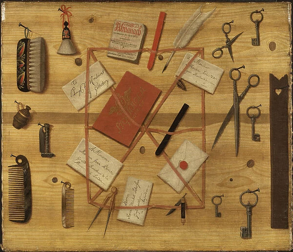 Letter Rack. Trompe-l oeil, 1748